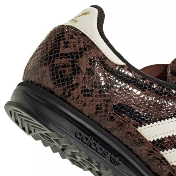 NIB adidas Originals SL 72 – Preloved Brown Snakeskin | Core Black/Cream - Picture 8 of 11
